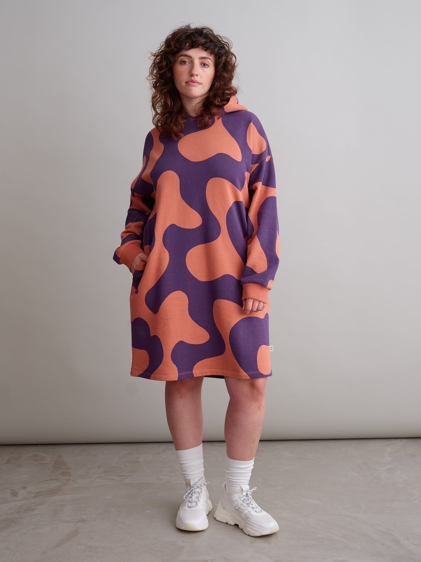 Swirl Oversized Hoodie Dress