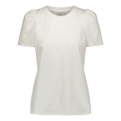 T-shirt Puff Shoulder, White