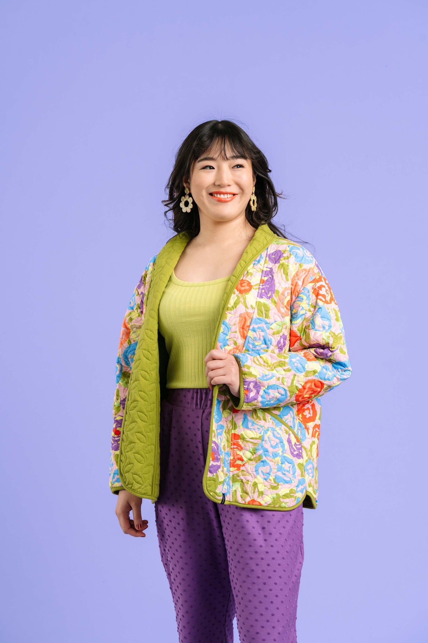 Kitty Quilted Jacket, Rauni Peach