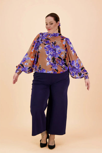 Puff Blouse, Iris