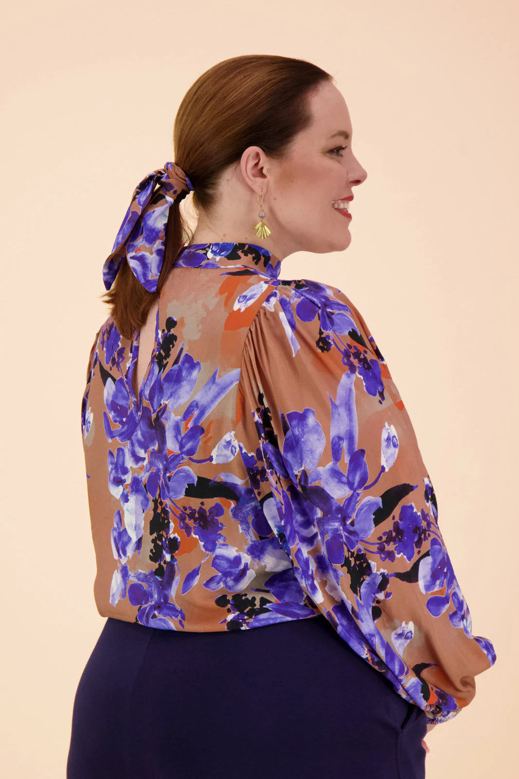 Puff Blouse, Iris