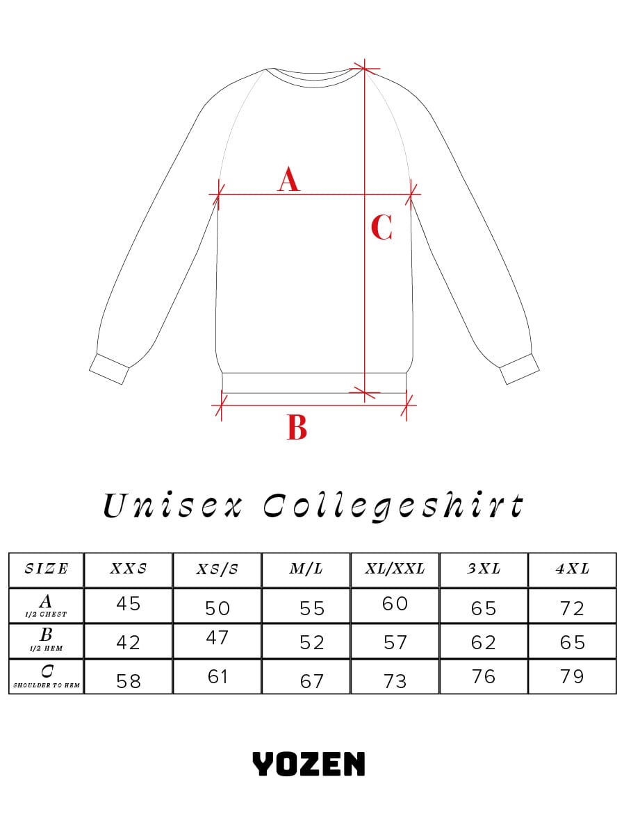 Unisex Collegepaita, Queen of Hearts