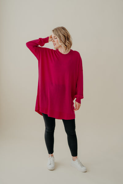 Liandra Knitted Tunic, Orchid