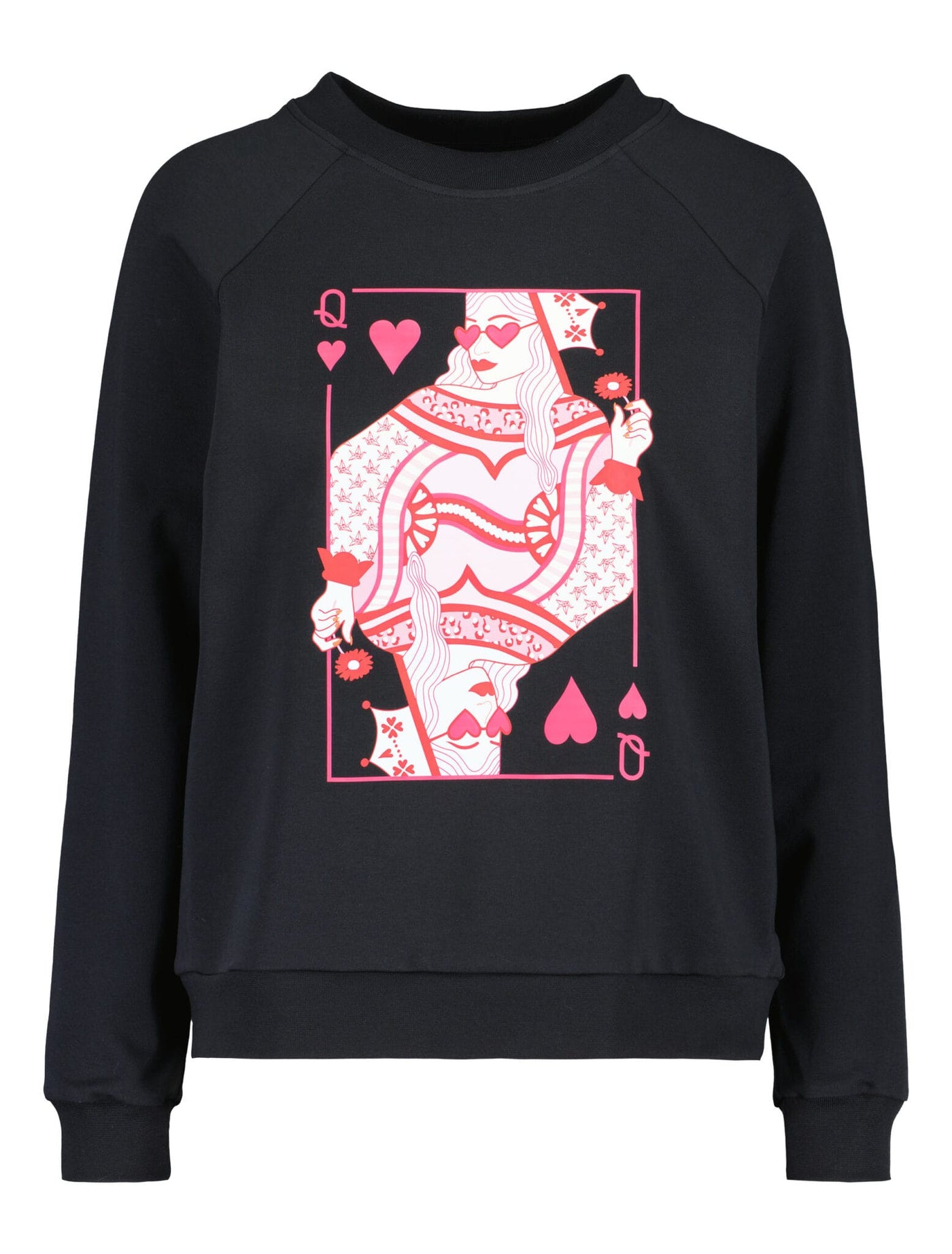 Unisex Collegepaita, Queen of Hearts